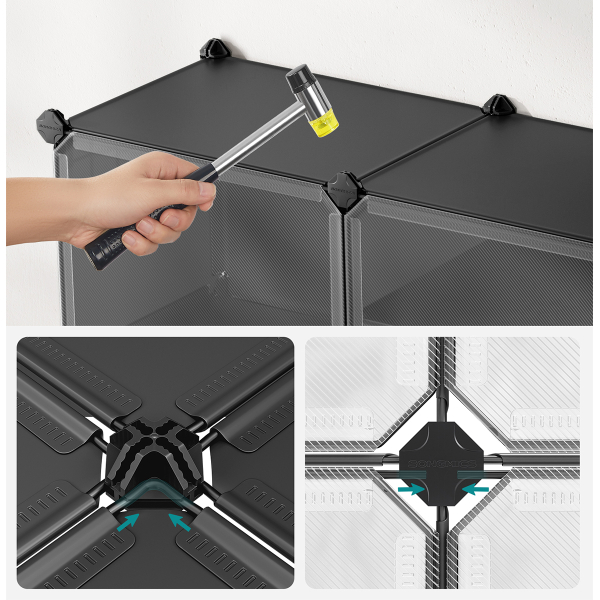 Κουτιά Αποθήκευσης - Παπουτσοθήκη 10τμχ Songmics LPC035B01