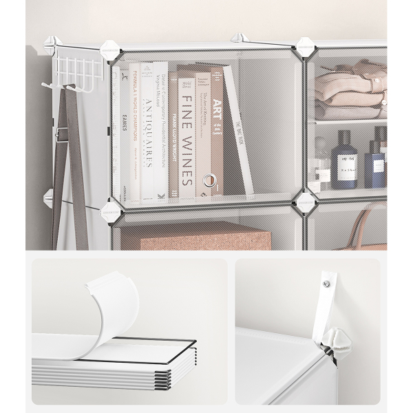 Κουτιά Αποθήκευσης - Παπουτσοθήκη 6τμχ Songmics LPC033W01