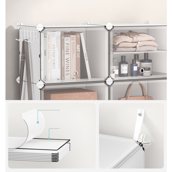 Κουτιά Αποθήκευσης - Παπουτσοθήκη 10τμχ Songmics LPC035W01