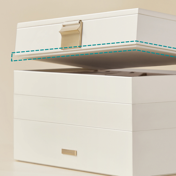 Μπιζουτιέρα Κουτί Με 4 Επίπεδα (28x17x18.3) Songmics JBC164W01