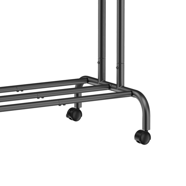 Κρεμάστρα Δαπέδου Διπλή 155εκ. Τροχήλατη Songmics HSR107B01V1