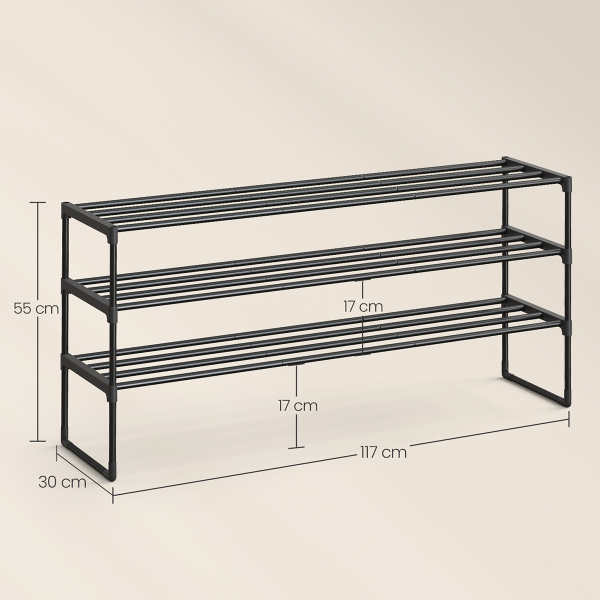 Παπουτσοθήκη 15 Θέσεων (117x30x55) Songmics LSA033B01