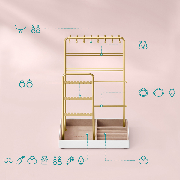 Σταντ Κοσμημάτων (19.6x11.5x30.8) Songmics JJS021A01V1