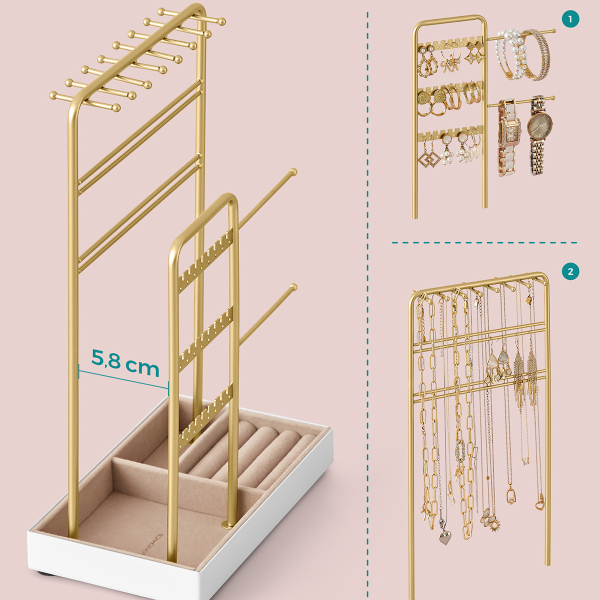 Σταντ Κοσμημάτων (19.6x11.5x30.8) Songmics JJS021A01V1