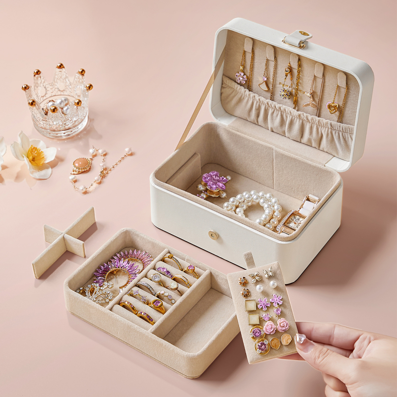 Μπιζουτιέρα Ταξιδίου (16x11.6x7.5) Songmics JBC166W01