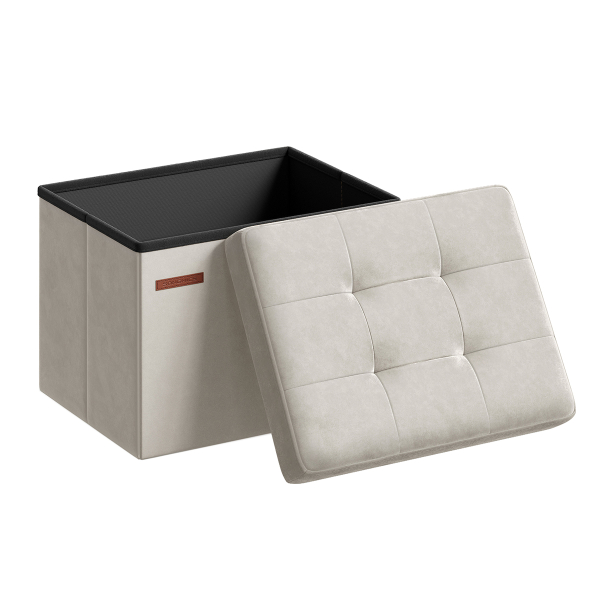 Σκαμπό Με Αποθηκευτικό Χώρο (41x31x31) Songmics LSF200W01