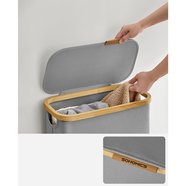 Καλάθι Απλύτων (42x22.5x70.5) Songmics LCB506G01V1