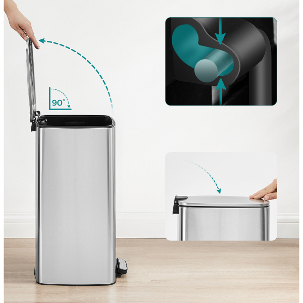 Κάδος Απορριμμάτων (28.5x34x54.4) Songmics 30lt LTB593E01