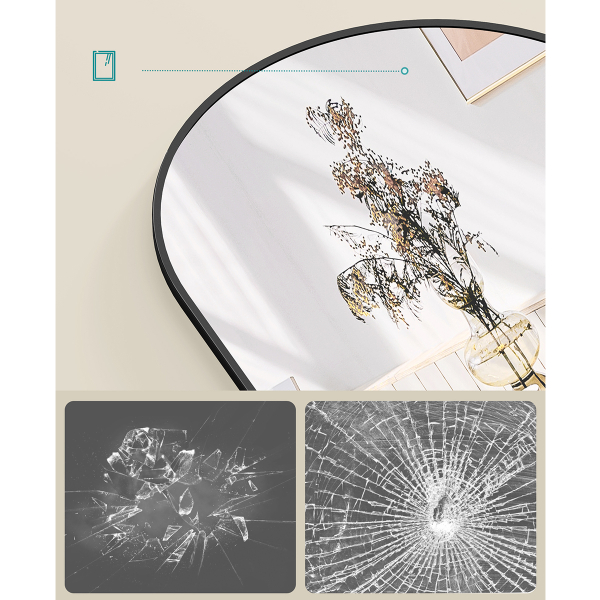 Καθρέφτης Τοίχου - Δαπέδου (50x33x160) Songmics LFM031B01