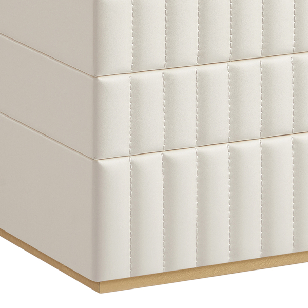 Μπιζουτιέρα Κουτί Με 4 Επίπεδα & Καθρέφτη (28x17x20.5) Songmics JBC181W01