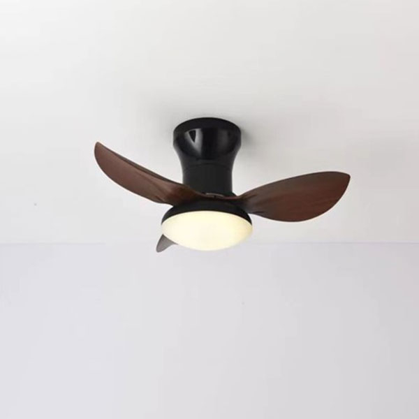 Ανεμιστήρας Οροφής Με Φως Led & Τηλεχειριστήριο 65εκ. Homelighting Adam Black/Brown 77-50628