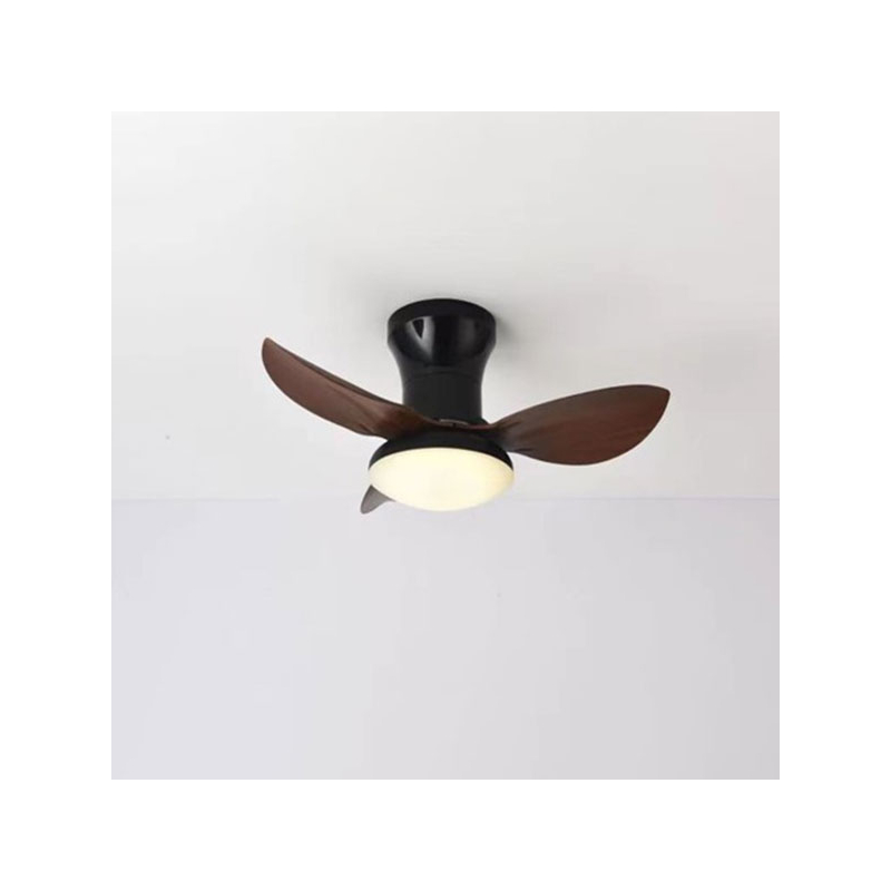 Ανεμιστήρας Οροφής Με Φως Led & Τηλεχειριστήριο 65εκ. Homelighting Adam Black/Brown 77-50628