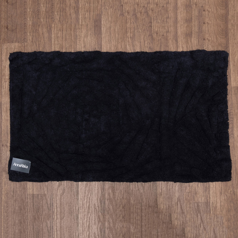 Πατάκι Μπάνιου (50x80) Anna Riska Rose Black