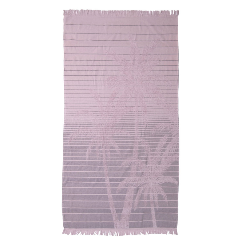 Πετσέτα Θαλάσσης - Παρεό (90x170) Anna Riska Miami Blush Pink