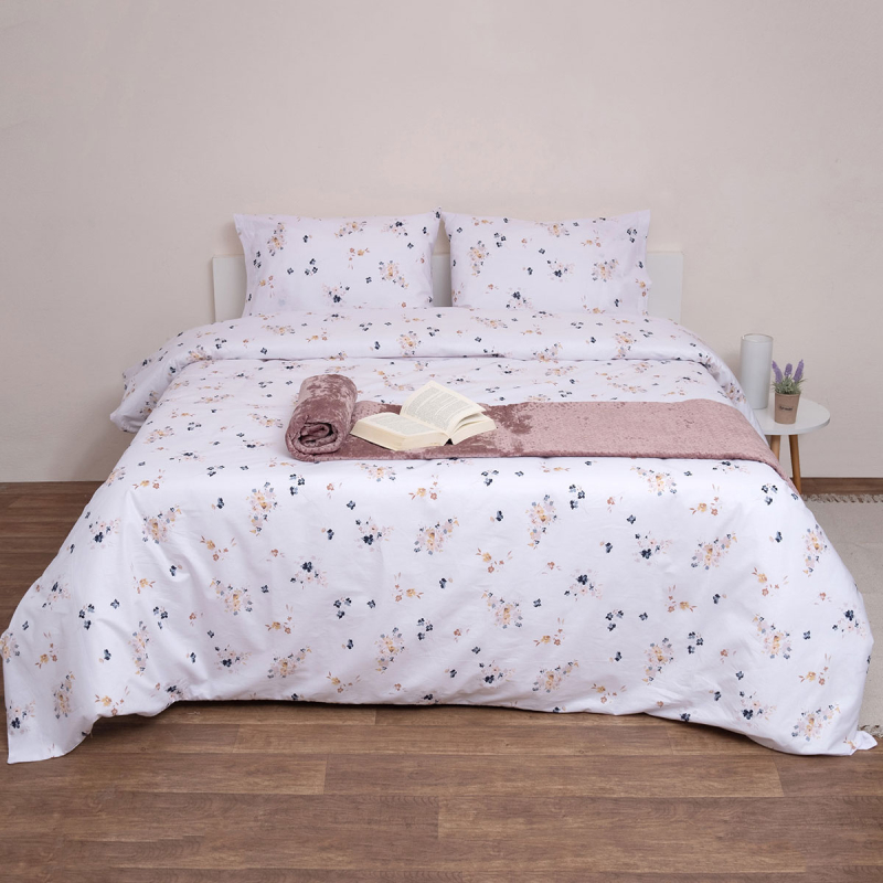 Σεντόνια King Size (Σετ) Viopros Fresh Φλοράλ