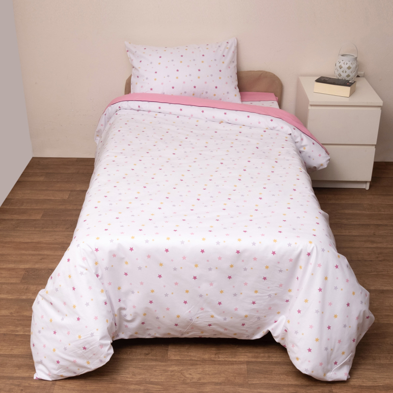 Πάπλωμα Ημίδιπλο (Σετ 180x240) Viopros Kids Ίκαρος Ροζ