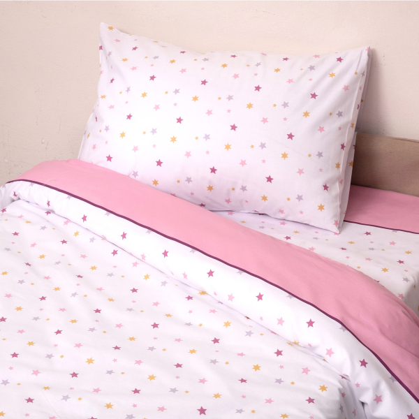 Πάπλωμα Ημίδιπλο (Σετ 180x240) Viopros Kids Ίκαρος Ροζ