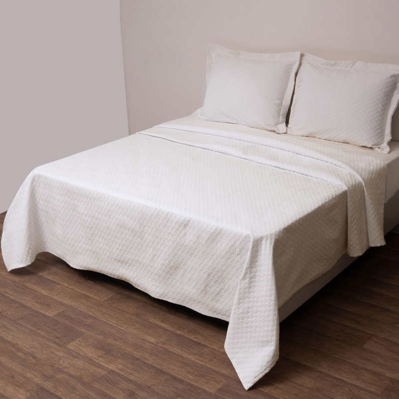 Κουβερτόριο Υπέρδιπλο (230x270) Viopros Δήλος Εκρού