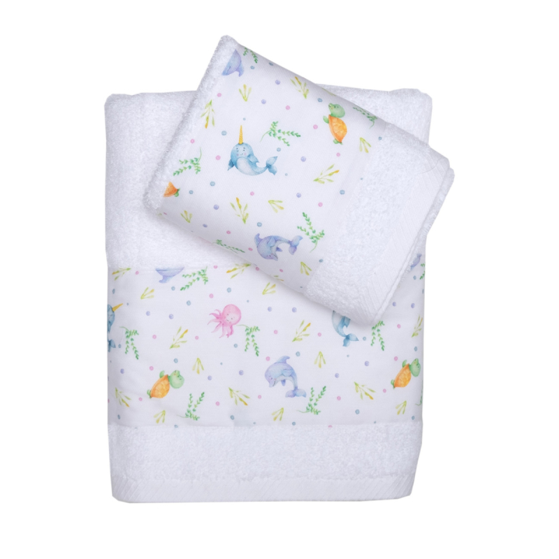 Βρεφικές Πετσέτες (Σετ 2τμχ) Viopros Μάρκο 400gsm