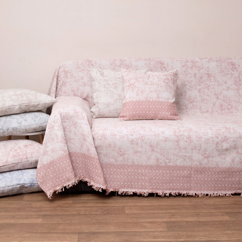 Ριχτάρι Καναπέ Διθέσιου (180x240) Viopros 3024 Κοραλί