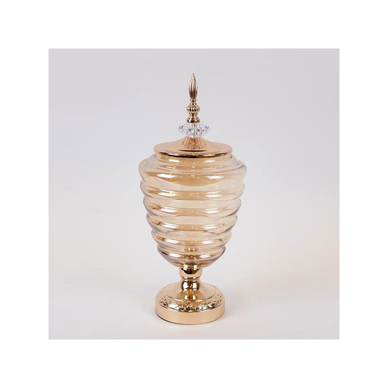 Διακοσμητικό Βάζο Με Καπάκι (Φ12x38) Estheti 754-10019