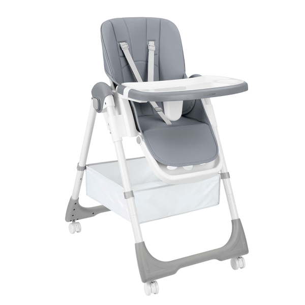 Καρεκλάκι Φαγητού Αναδιπλούμενο (6-36 Μηνών) Kikka Boo Spicy+ Grey