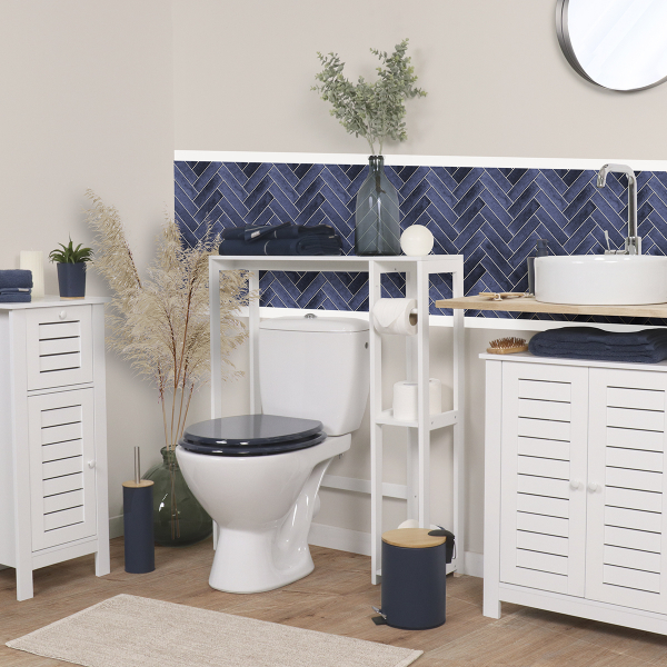 Ραφιέρα Μπάνιου Δαπέδου 3 Θέσεων (79x23x95) T-D Santorin 9940762