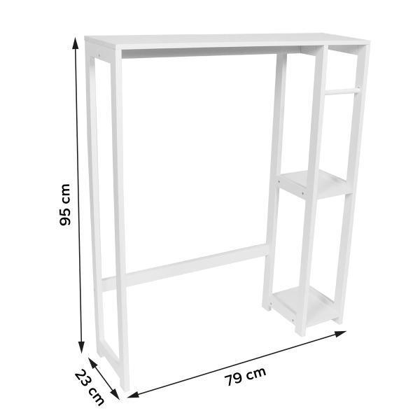 Ραφιέρα Μπάνιου Δαπέδου 3 Θέσεων (79x23x95) T-D Santorin 9940762