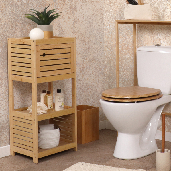 Ραφιέρα Δαπέδου 2 Θέσεων Με Ντουλάπι (35.8x30x83) T-D Trinidad 9902764