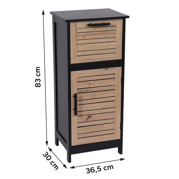 Ντουλάπι Μπάνιου Δαπέδου 2 Θέσεων (36.5x30x83) T-D Bergen 9902763