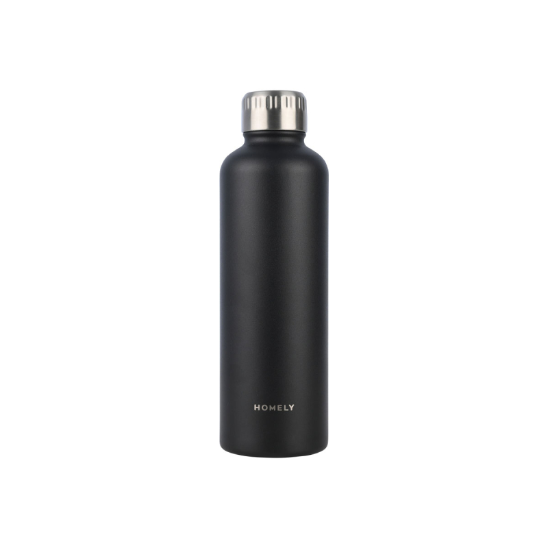 Μπουκάλι Θερμός 500ml Homely Midnight Black 01-32555