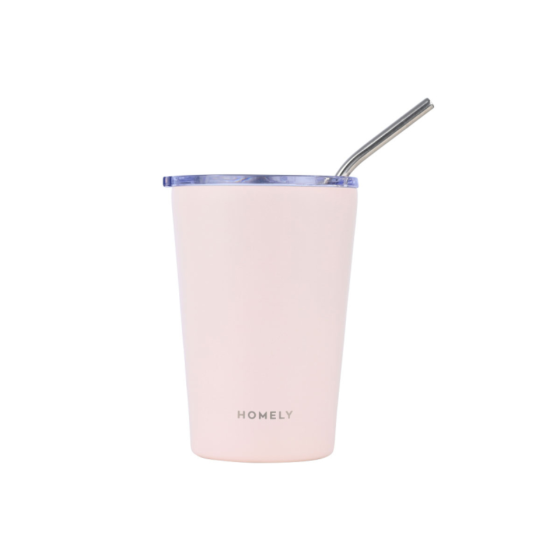 Ποτήρι Θερμός 400ml Homely Rose Quartz 01-32678