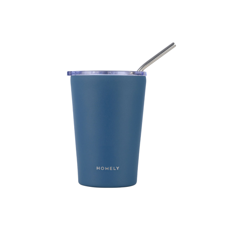 Ποτήρι Θερμός 400ml Homely Indigo Blue 01-32685