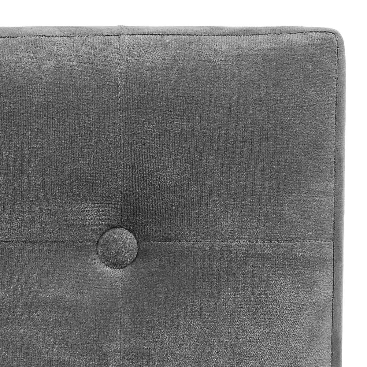 Σκαμπό με Αποθηκευτικό Χώρο (38X38X38) A-S Lysandre Grey Velvet 121470E Home Έπιπλα Spitishop