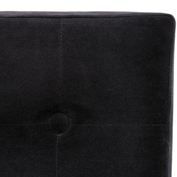 Σκαμπό Με Αποθηκευτικό Χώρο (38x38x38) A-S Lysandre Black Velvet 121470H