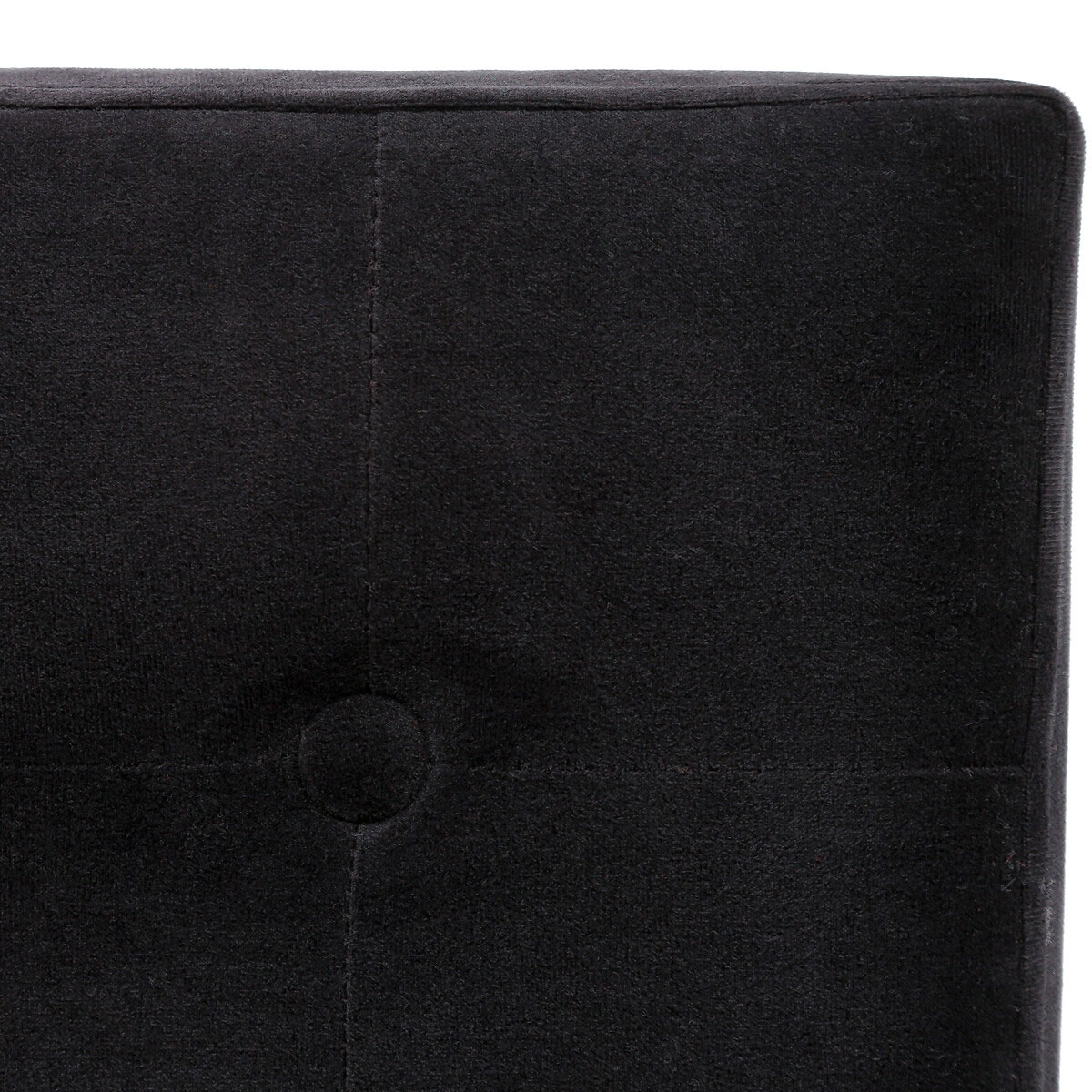 Σκαμπό με Αποθηκευτικό Χώρο (38X38X38) A-S Lysandre Black Velvet 121470H Home Έπιπλα Spitishop