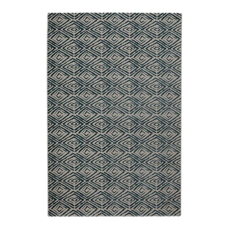 Χαλί (133x190) Βιοκαρπέτ Cezar 16614/U01 Blue