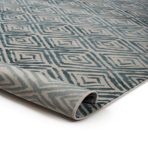 Χαλί (133x190) Βιοκαρπέτ Cezar 16614/U01 Blue