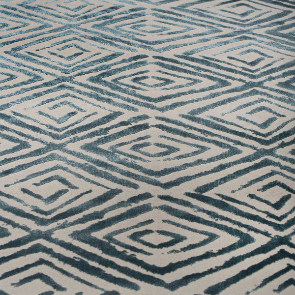 Χαλί (133x190) Βιοκαρπέτ Cezar 16614/U01 Blue