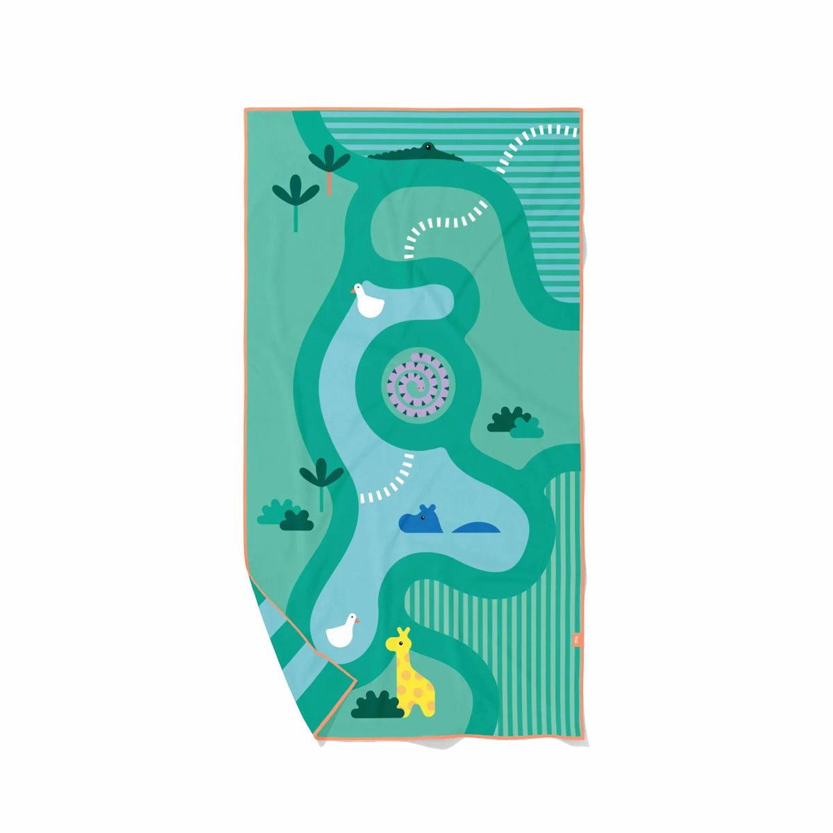 Παιδική Πετσέτα Θαλάσσης Microfiber 2 Όψεων (100x180) Quut QU174707