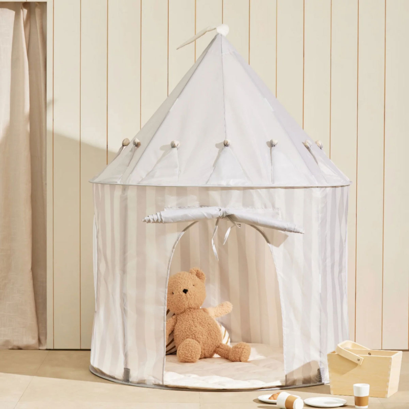 Παιδική Σκηνή Kids Concept Star Γκρι Ριγέ KC1000926