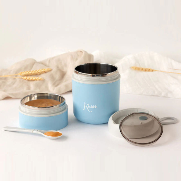 Βρεφικό Θερμός Φαγητού 710ml + Κουτάλι Kiokids Σιέλ 5494