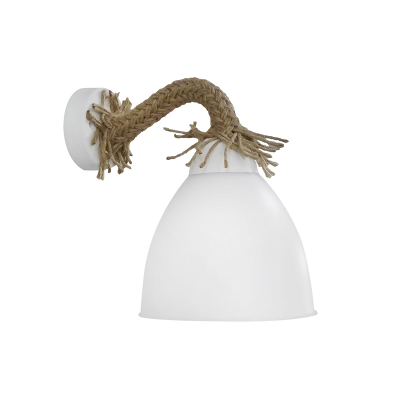 Απλίκα Τοίχου Heronia Rope White 31-1196