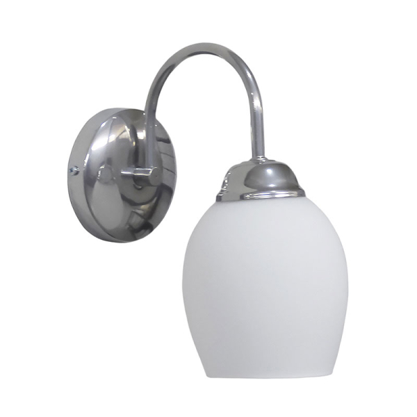 Φωτιστικό Μπάνιου Heronia Bull Nickel/White 01-0390