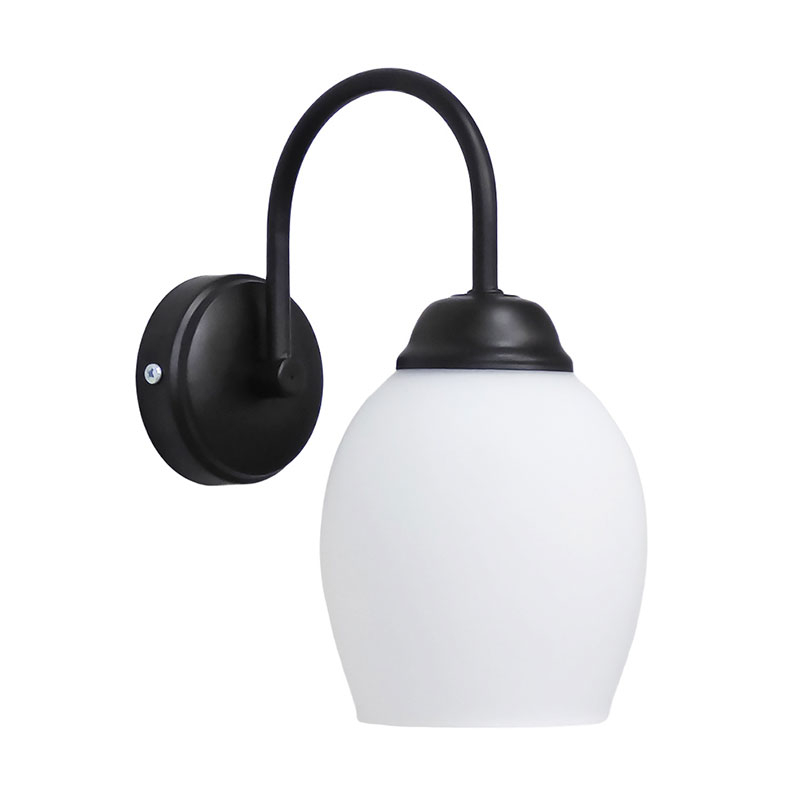 Φωτιστικό Μπάνιου Heronia Bull Black/White 01-0388