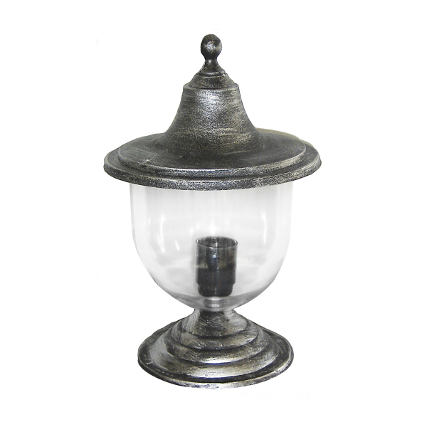 Φωτιστικό Δαπέδου Εξωτερικού Χώρου Heronia Hercules Silver 10-0217