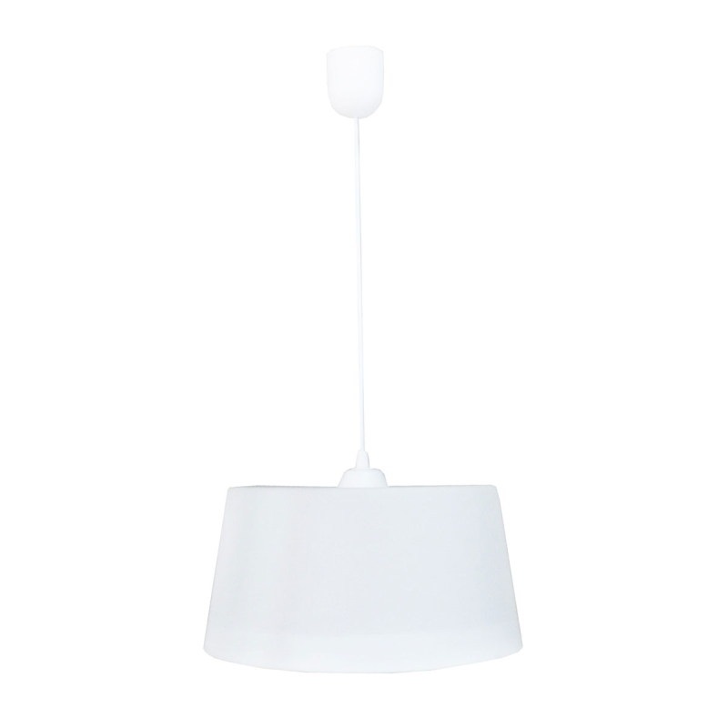 Φωτιστικό Οροφής Μονόφωτο Heronia Drum White 35-0078