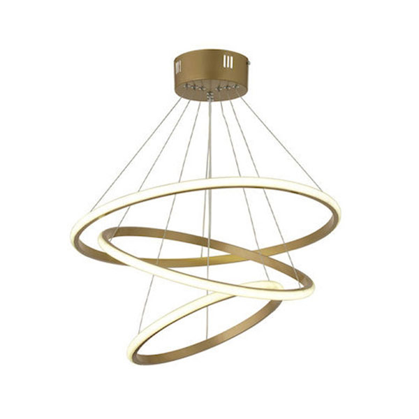 Φωτιστικό Οροφής LED 3 CCT Heronia Cronos Gold 01-0357