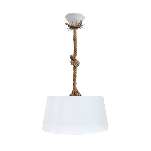 Φωτιστικό Οροφής Μονόφωτο Heronia Rope White 31-1351
