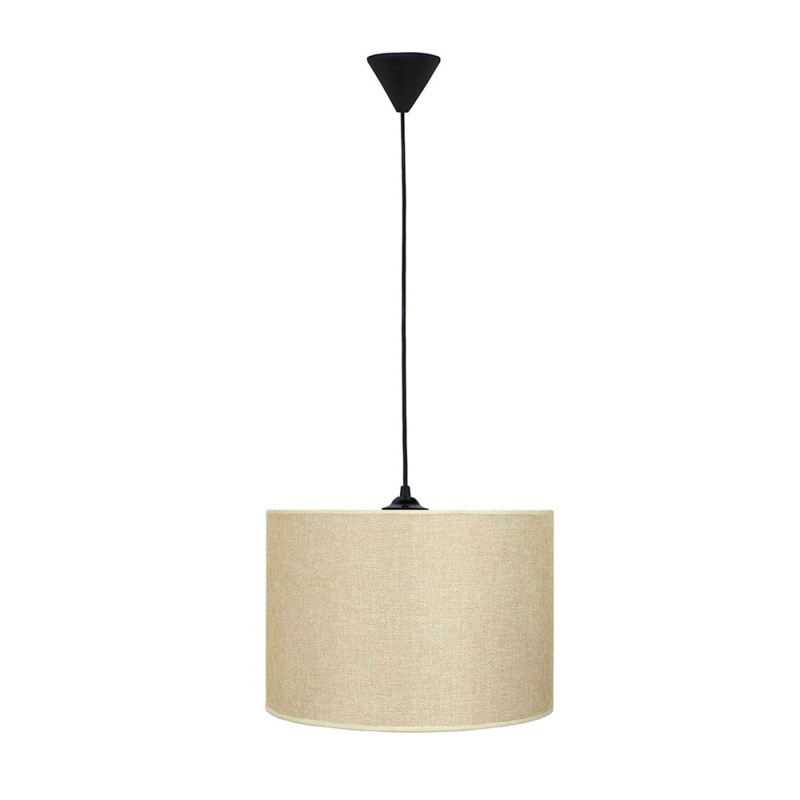 Φωτιστικό Οροφής Μονόφωτο Heronia Μπεζ 14-0296